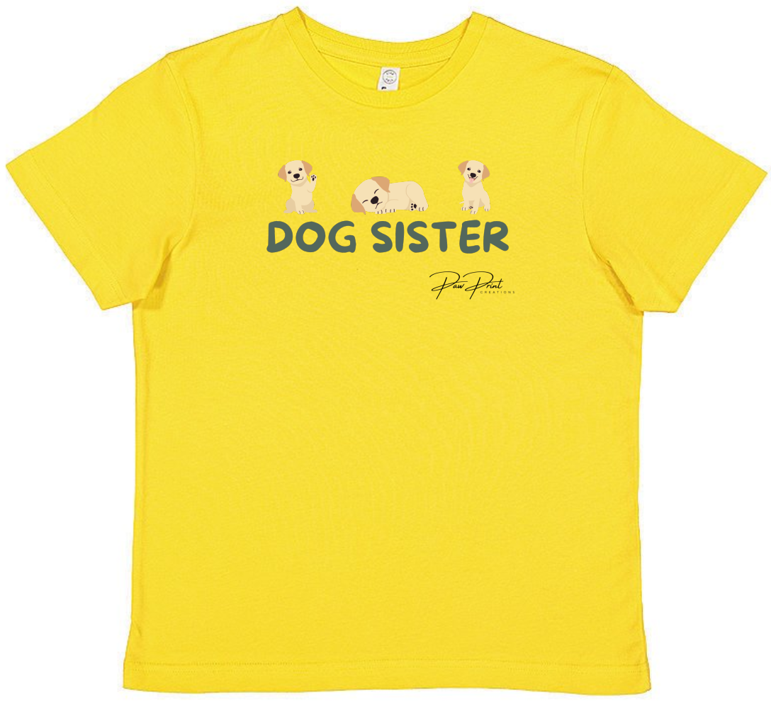 Dog Sister Kids T-Shirt