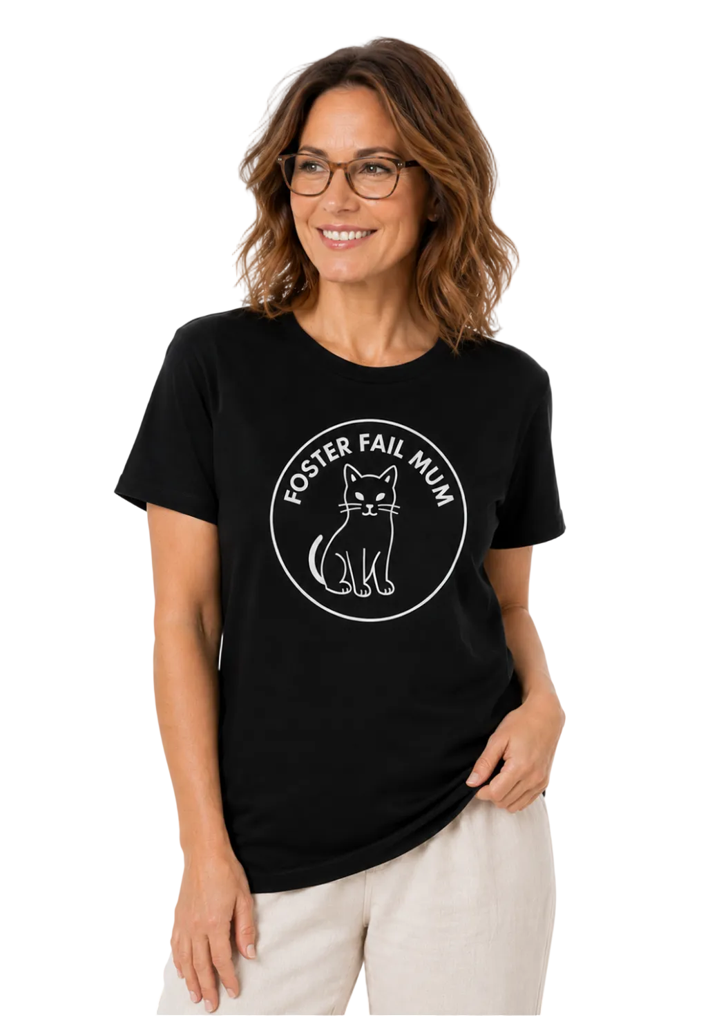 Foster Fail Cat Mum Tee