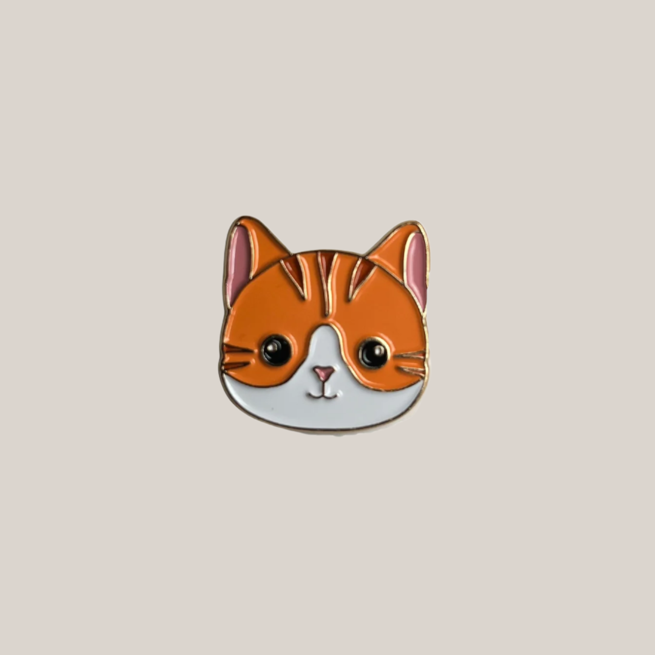 Ginger Cat - Enamel Lapel Pin
