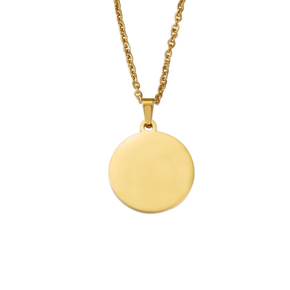 Custom Engraved Pendant Necklace