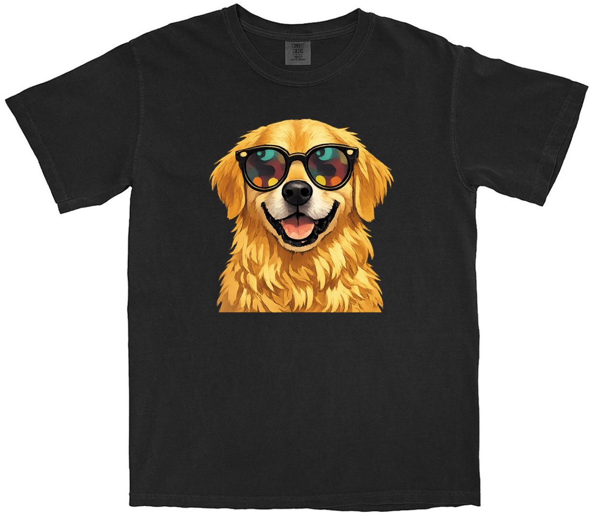 Cool Golden Retriever T-Shirt