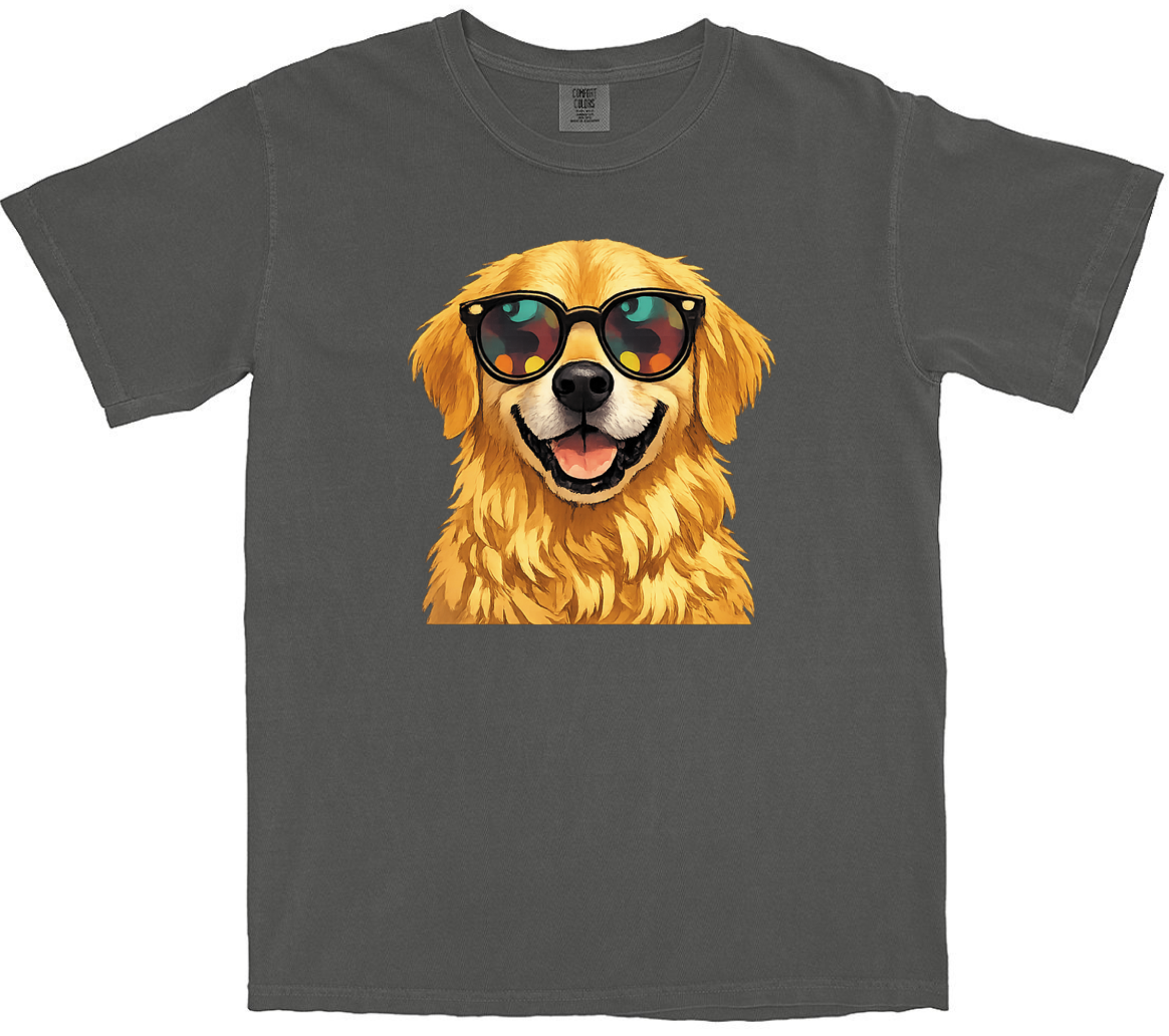 Cool Golden Retriever T-Shirt