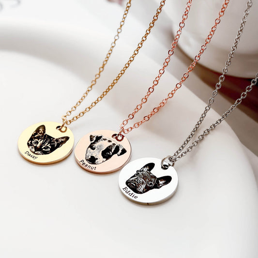 Custom Engraved Pendant Necklace