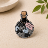 Happiness Potion Cat Enamel Pin