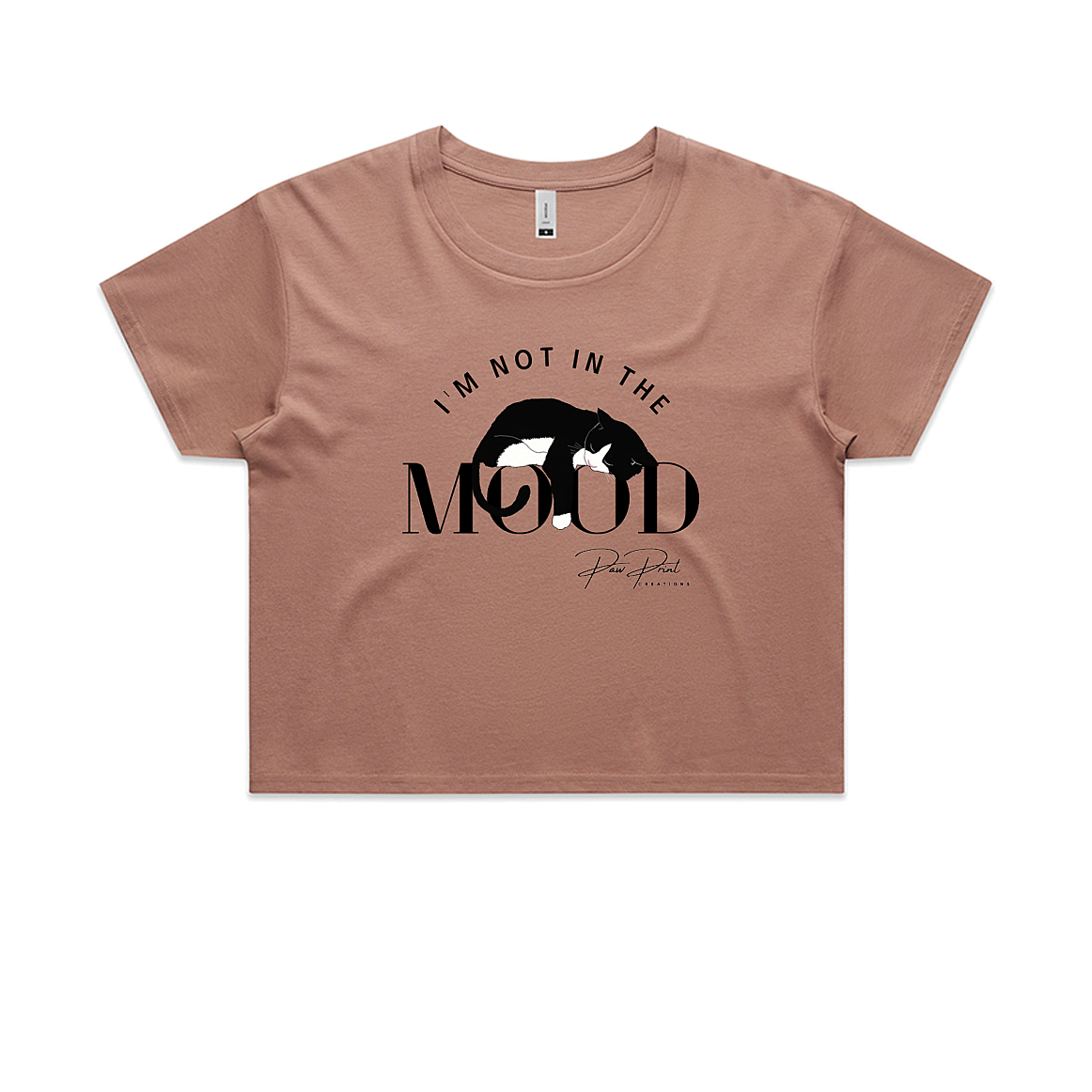 I'm Not In The Mood Crop Top