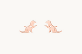 Heart Dog Stud Earrings