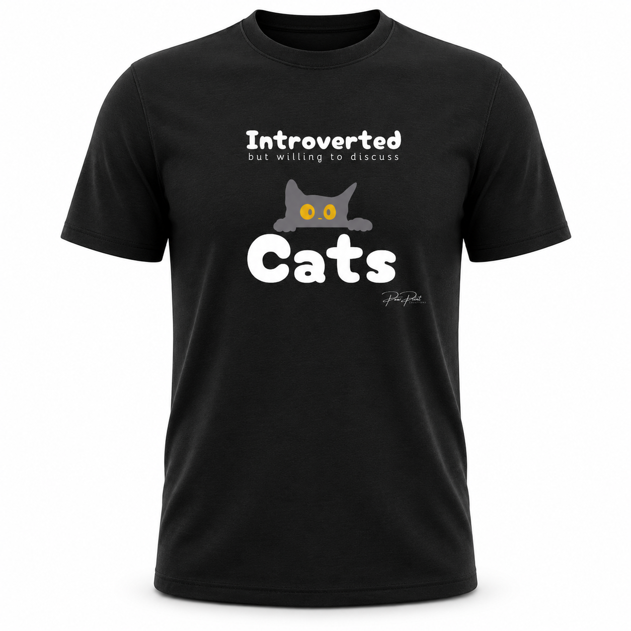 Introverted But Willing To Discuss Cats Tee