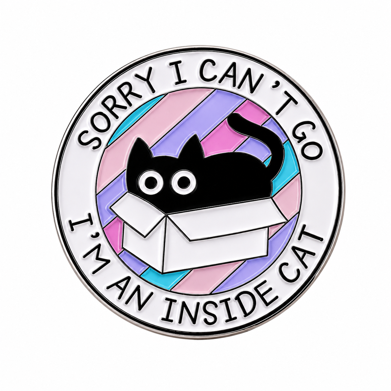 I'm an Inside Cat Enamel Pin