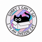 I'm an Inside Cat Enamel Pin