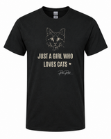 Just A Girl Who Loves Cats Tee