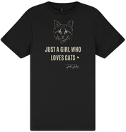 Just A Girl Who Loves Cats T-Shirt
