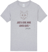 Just A Girl Who Loves Cats T-Shirt