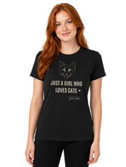 Just A Girl Who Loves Cats Tee