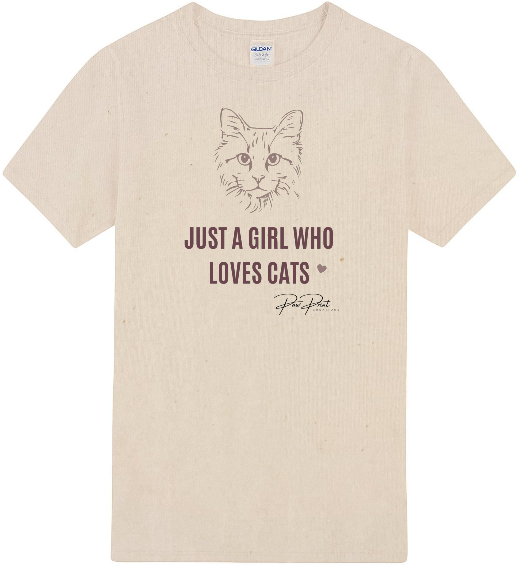 Just A Girl Who Loves Cats T-Shirt