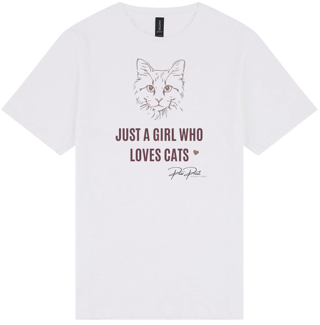 Just A Girl Who Loves Cats T-Shirt