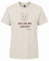 Just A Girl Who Loves Cats Tee