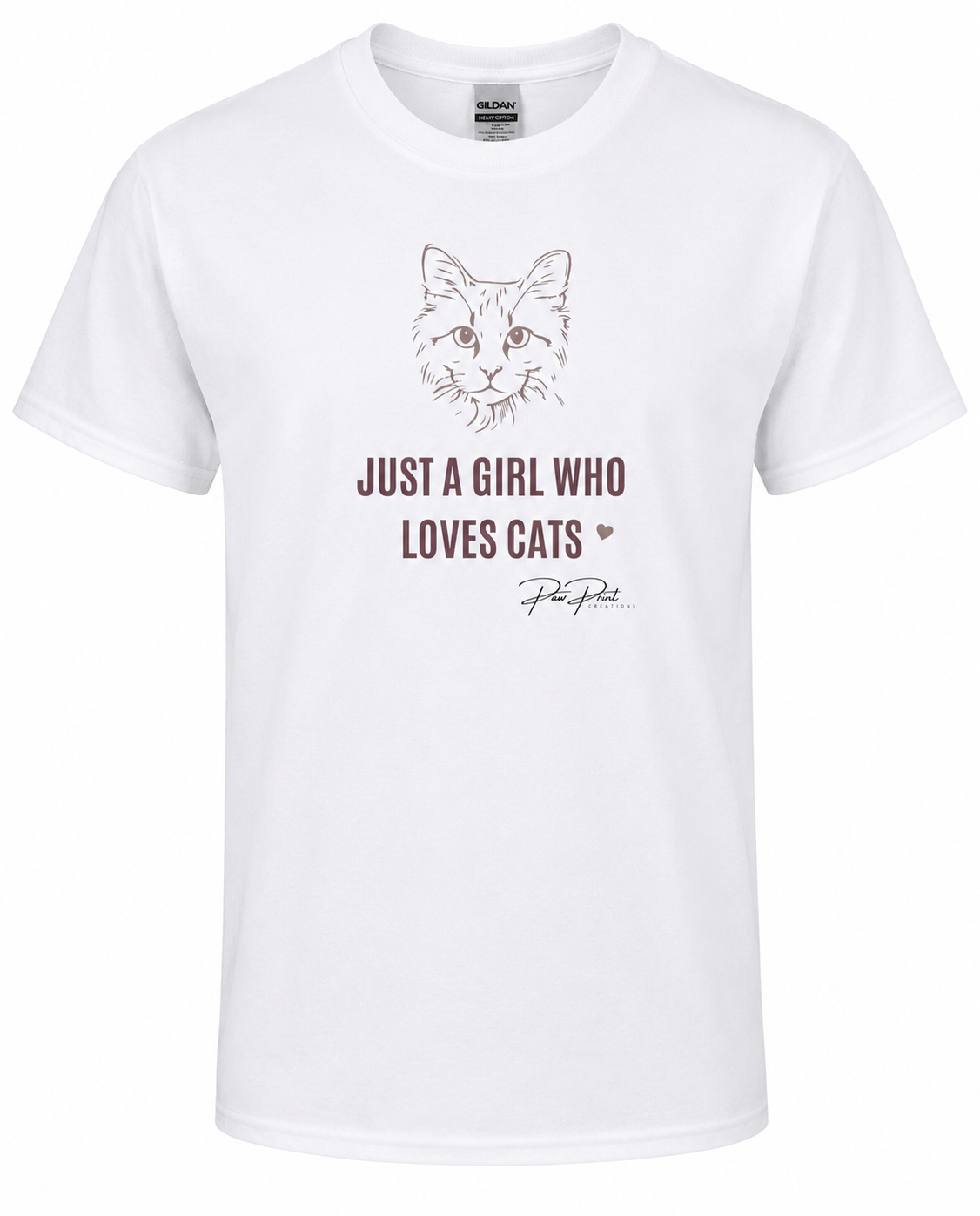 Just A Girl Who Loves Cats Tee