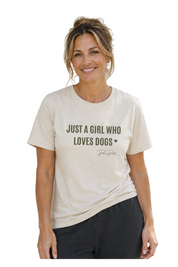 Just A Girl Who Loves Dogs Tee