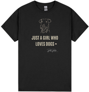 Just A Girl Who Loves Dogs T-Shirt
