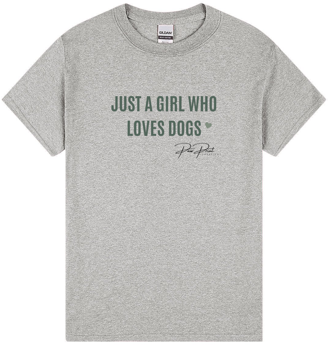Just A Girl Who Loves Dogs T-Shirt