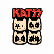 Kat Kiss Enamel Pin