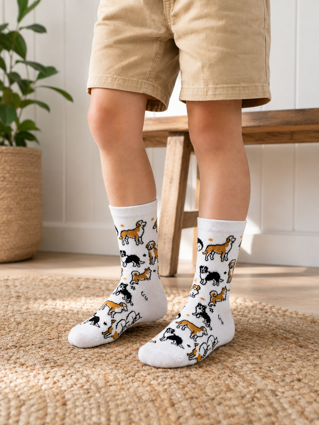 Kids Dog Parade Socks