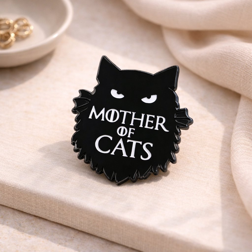 Mother of Cats Enamel Pin