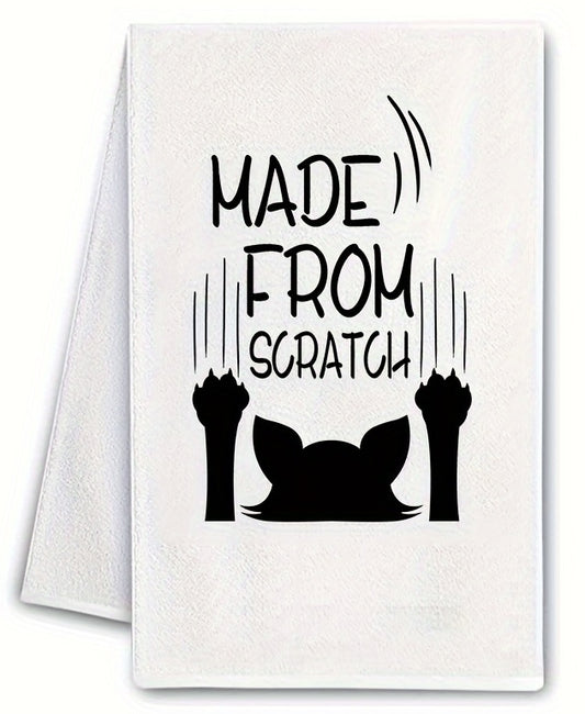 Cat Themed Microfibre Kitchen Tea Towel