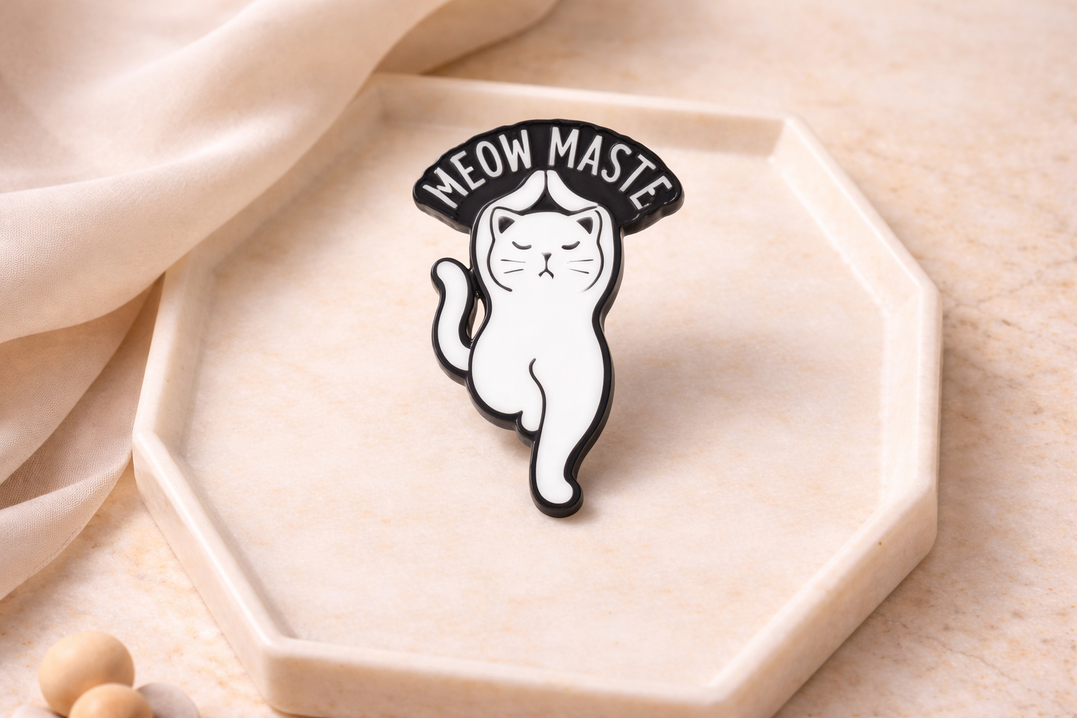 Meow Maste Enamel Pin
