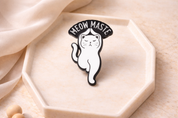 Meow Maste Enamel Pin