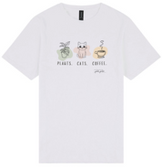 Plants, Cats, Coffee T-Shirt
