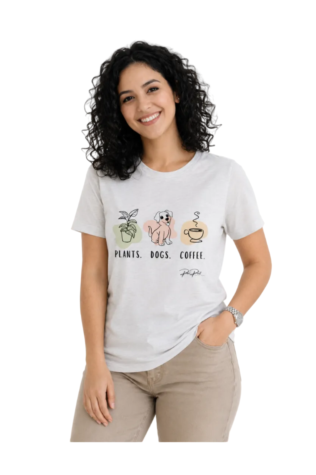 Plants, Dogs, Coffee Tee