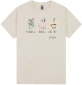 Plants, Dogs, Coffee T-Shirt