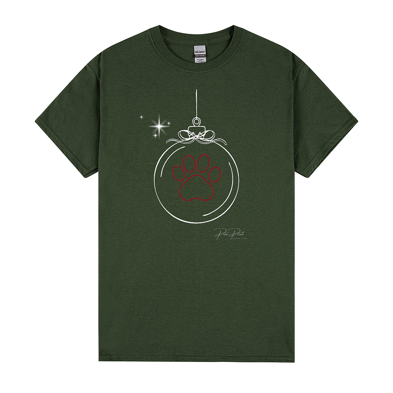 Paw Bauble Christmas - Unisex T-shirt