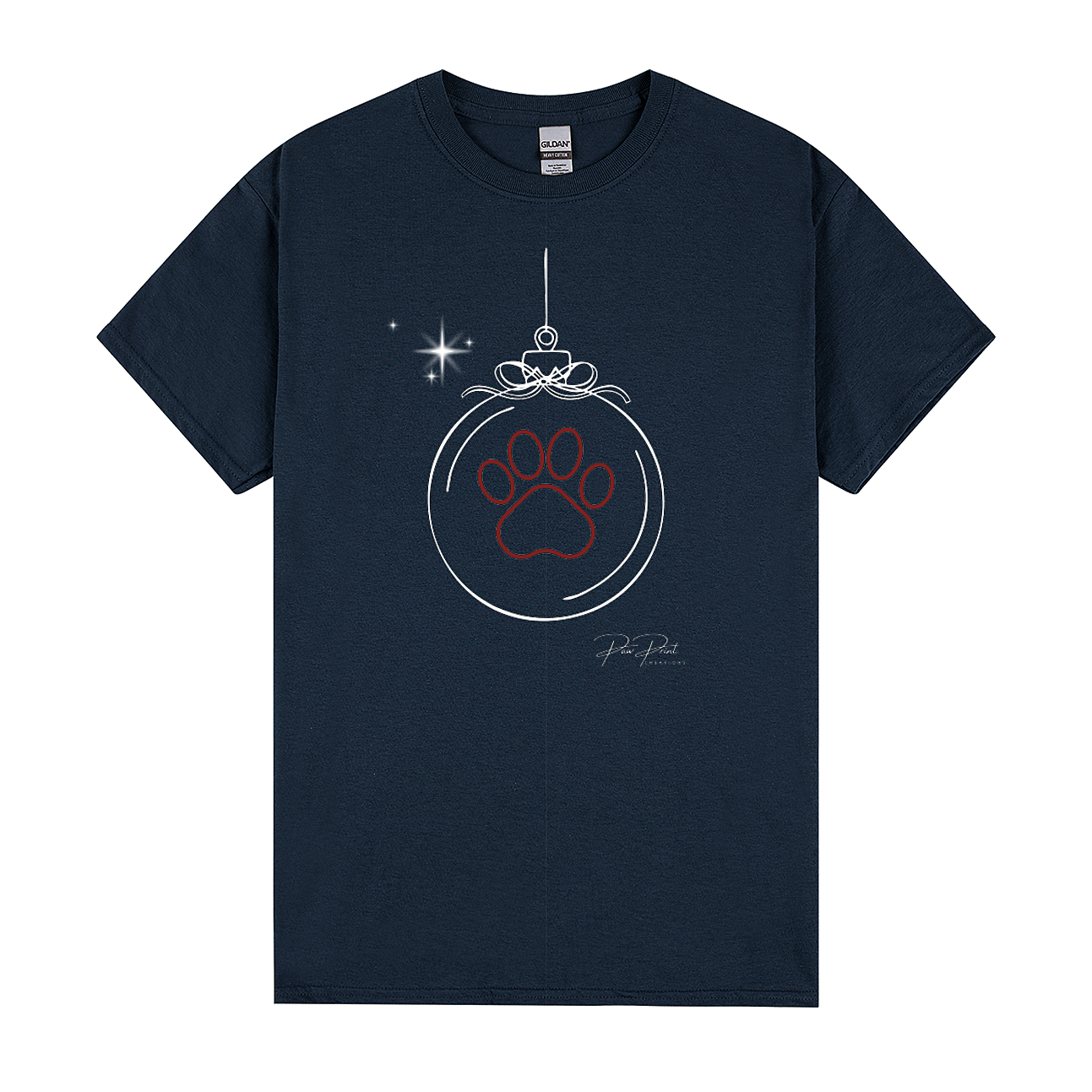 Paw Bauble Christmas - Unisex T-shirt