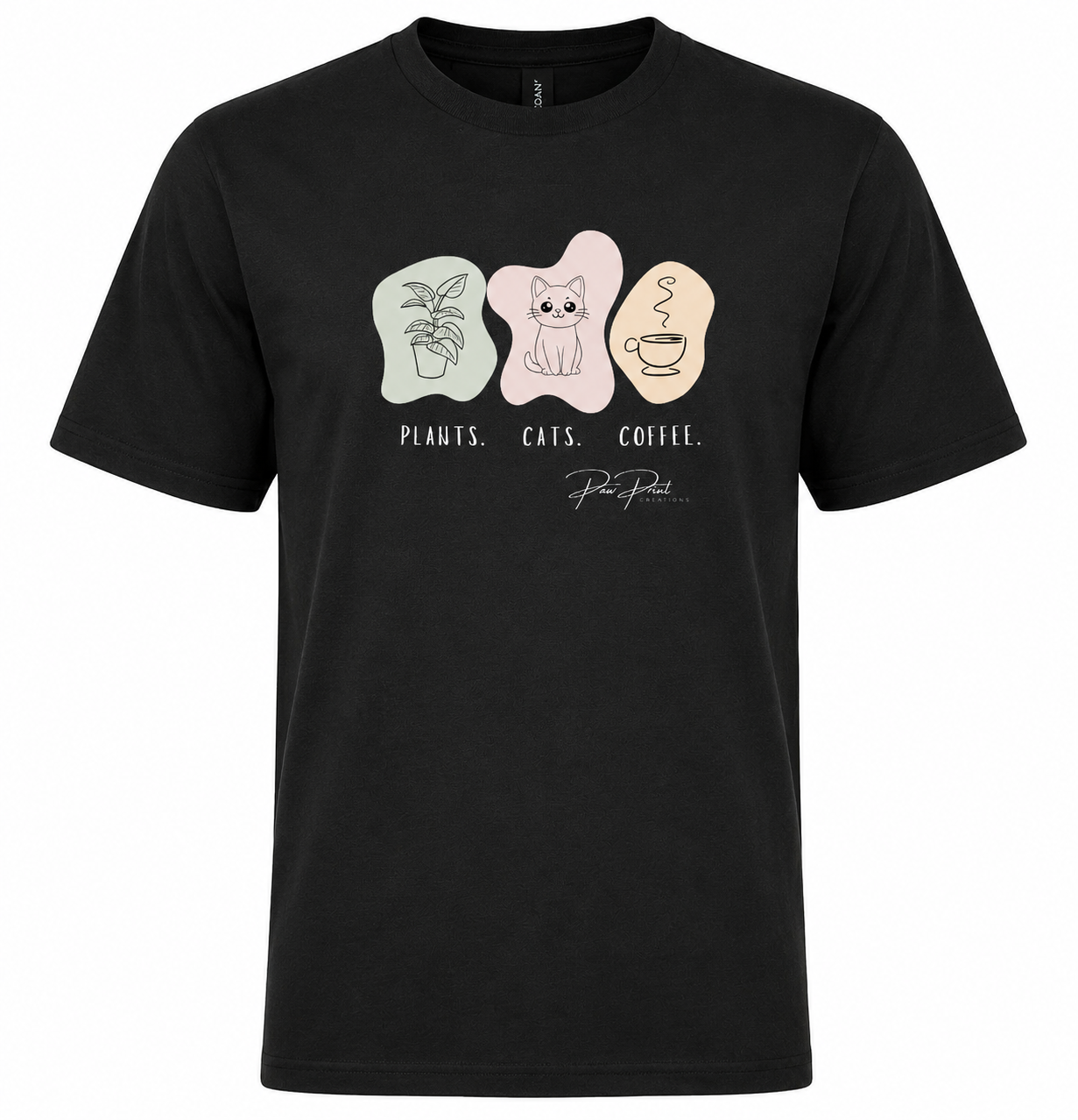 Plants, Cats, Coffee Tee