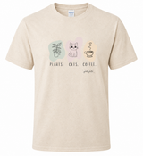 Plants, Cats, Coffee Tee