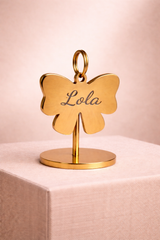 Personalised Ribbon Bow Pet ID Tag