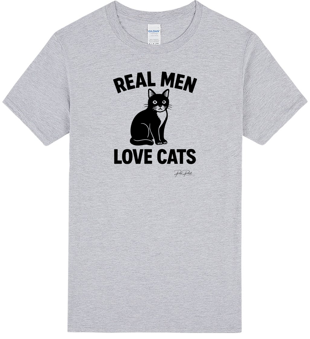 Real Men Love Cats T-Shirt