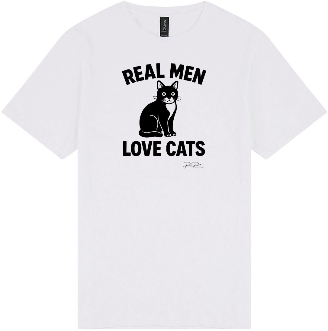 Real Men Love Cats T-Shirt