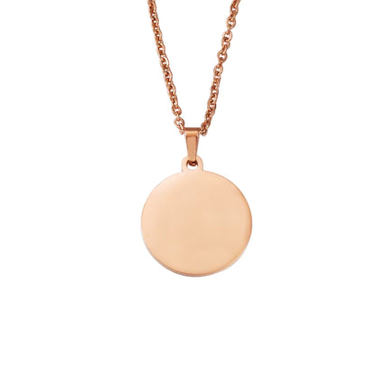 Custom Engraved Pendant Necklace