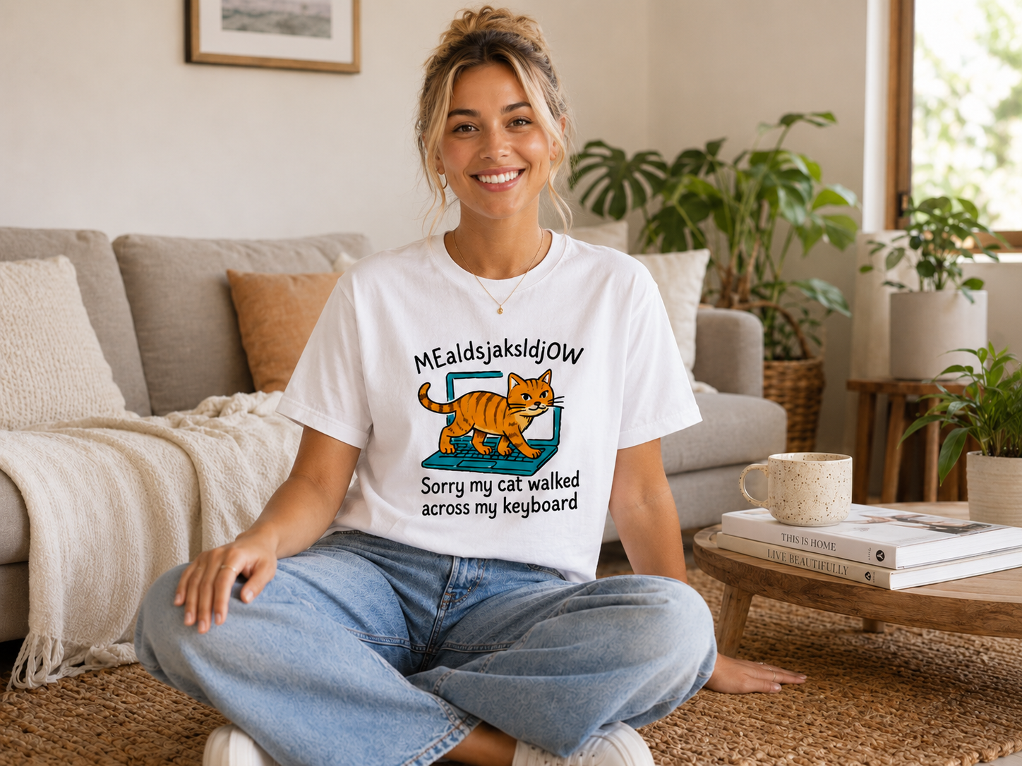 Sorry My Cat Walked Across My Keyboard T-Shirt