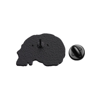 Cat & Skull - Lapel Pin