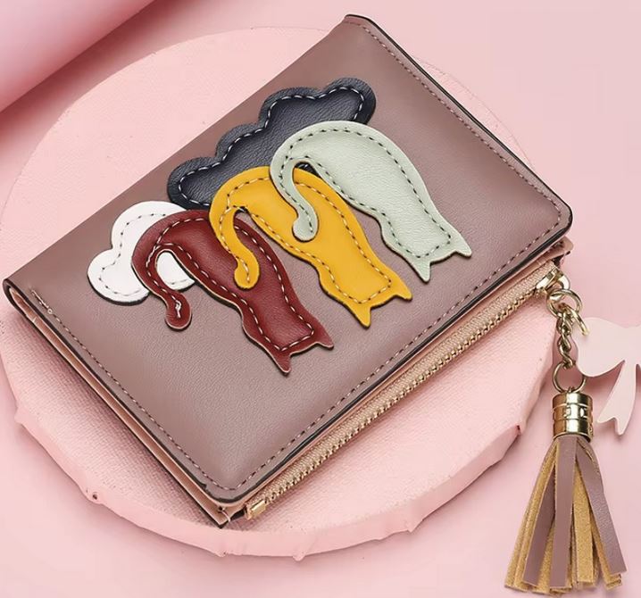 Cute Cat Wallet with Tassel