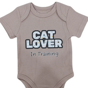 Cat Lover in Training Baby Bodysuit