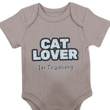 Cat Lover in Training Baby Bodysuit