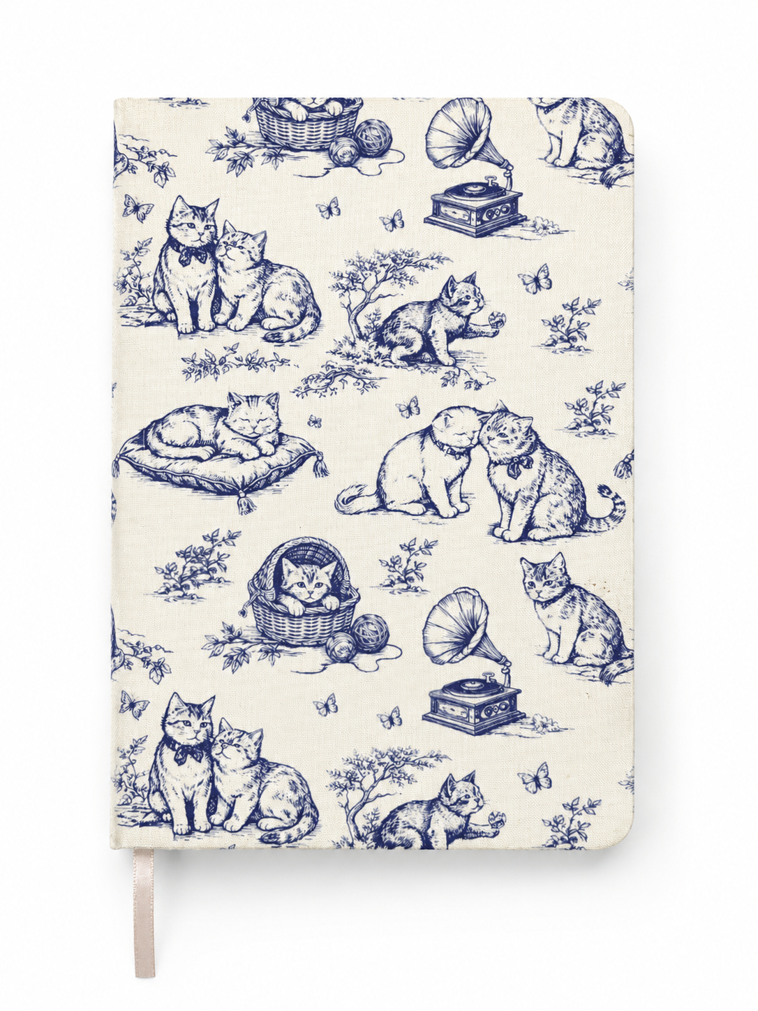 Vintage Paw A5 Notebook - Cat Lover Journal