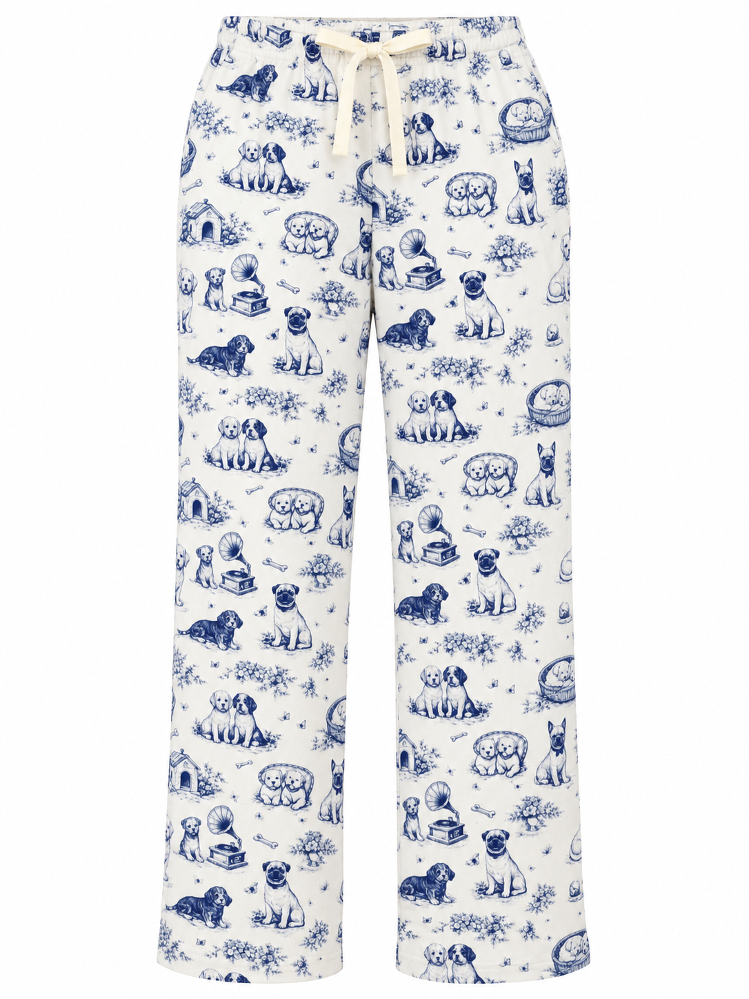 Vintage Paw Bamboo Dog Pyjama Pants