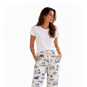 Vintage Paw Bamboo Dog Pyjama Pants