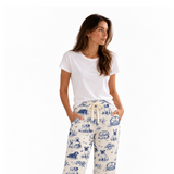 Vintage Paw Bamboo Dog Pyjama Pants